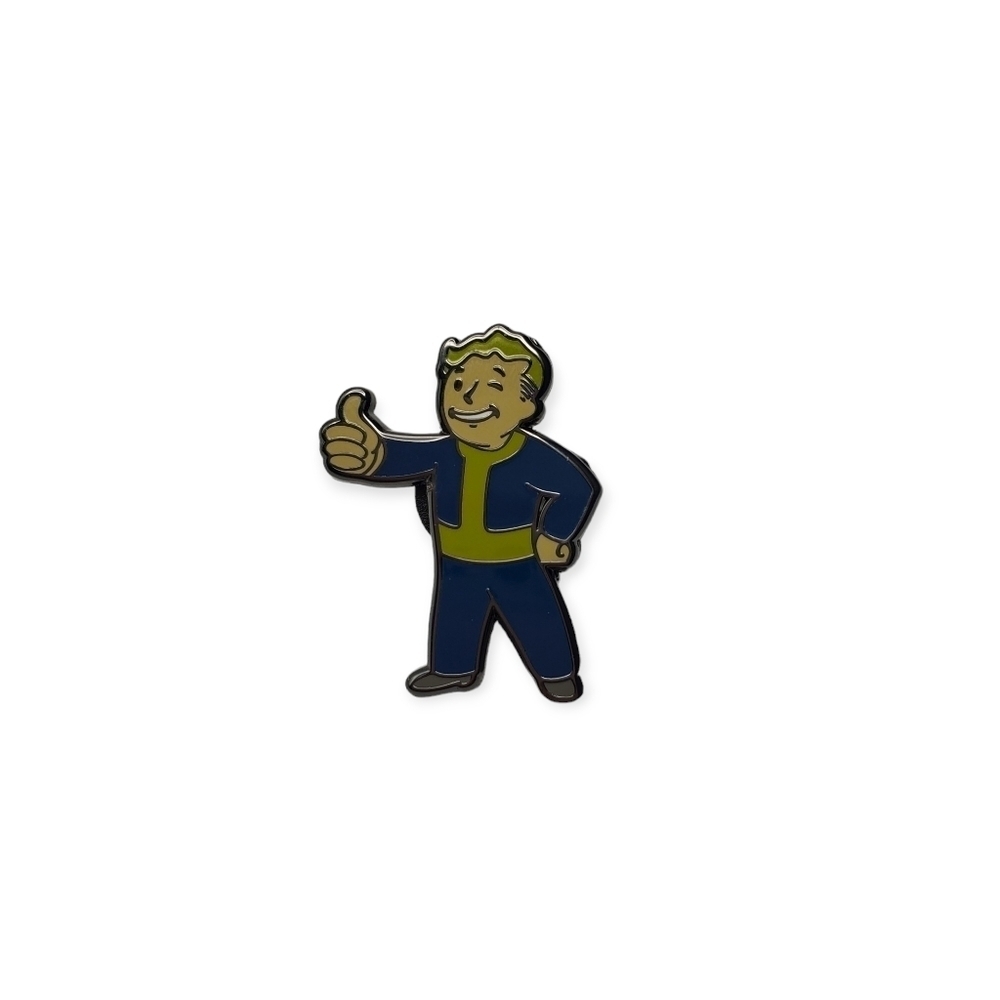Fallout video game Vault Boy Pin/Brooch